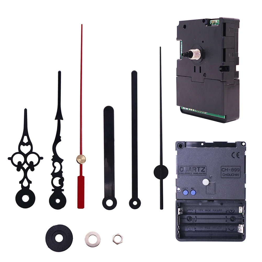 Super Long Shaft Clock Movement Hand Assembled Durable Clock Accessories for Craft Clock Frameless Draw Clock