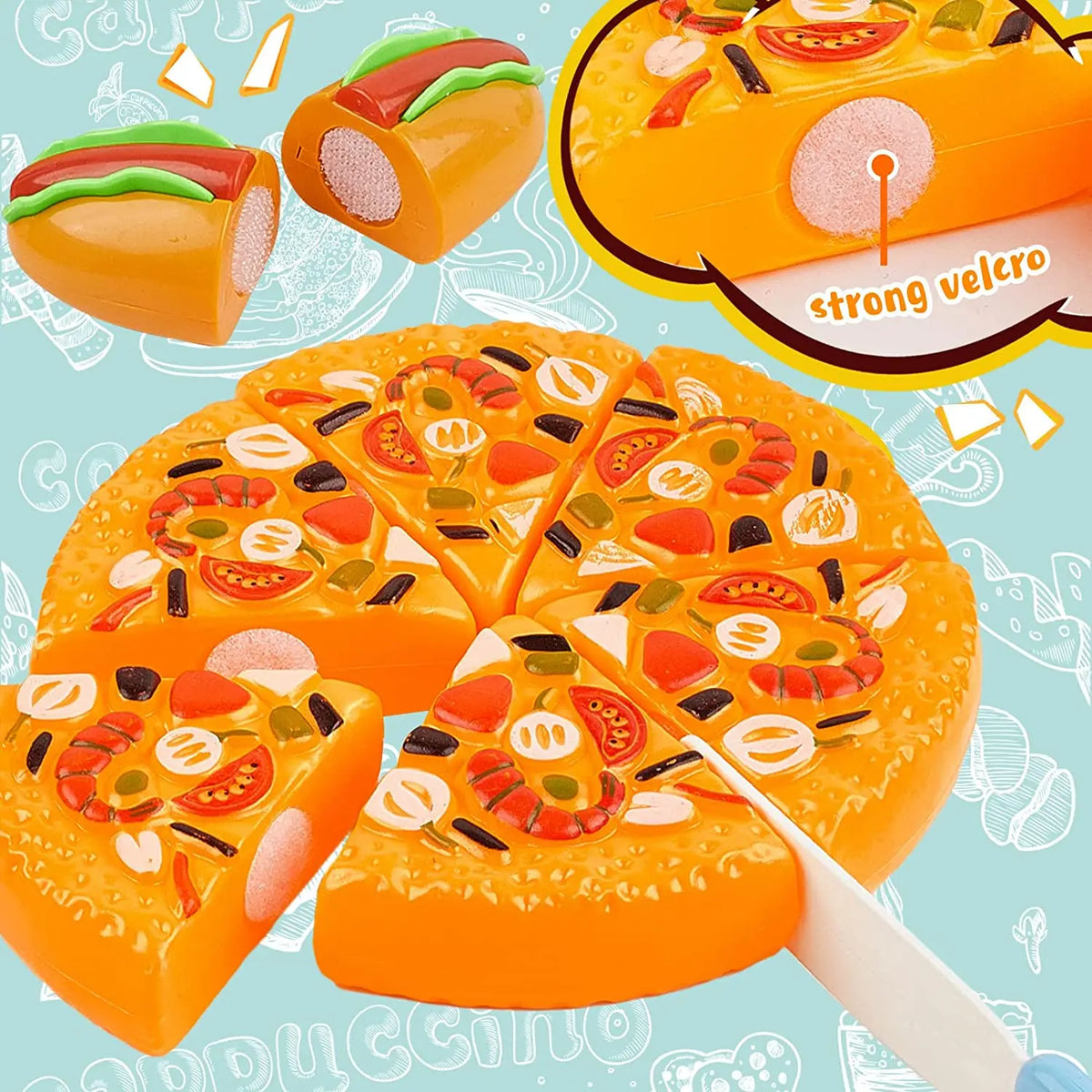 Cutting Fruits Vegetables Toys Set Game Baby Plastic Food Toy Simulated Kitchen Toy Children Pretend Play Cakes Toys Girls Gifts