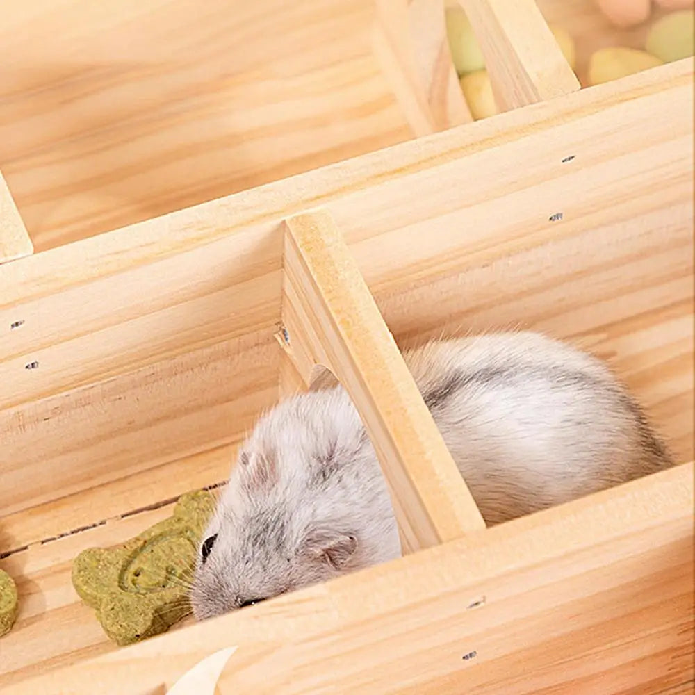 wooden maze Hamster toy intellectual development Small Pet Animals Activity Center Hamster Engaging Play supplies