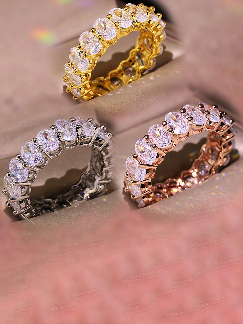 925 Sterling Silver Fashion Original Zircon Oval Ring for Women Gift Engagement Wedding Luxury High Quality Fine Jewelry