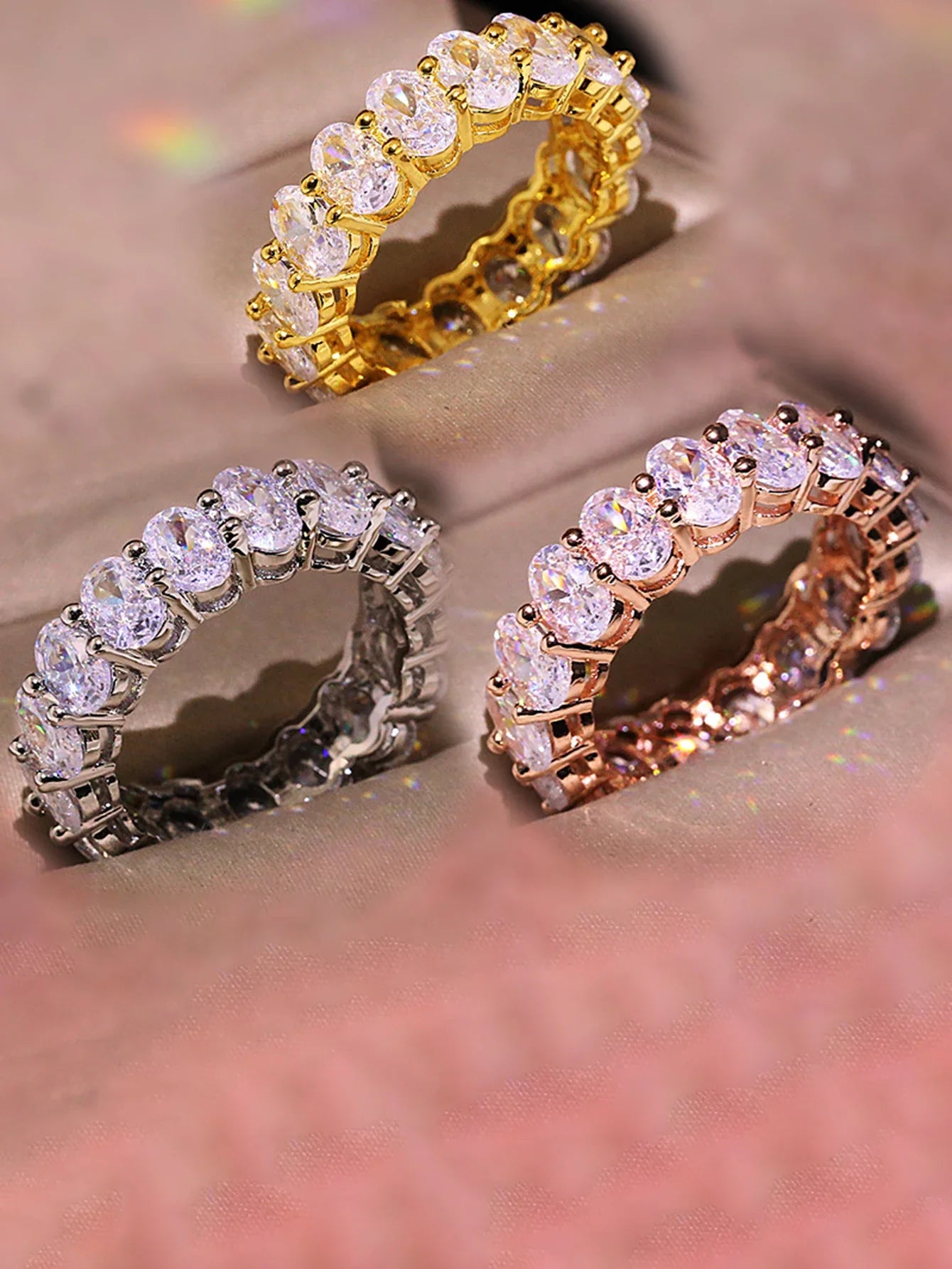 925 Sterling Silver Fashion Original Zircon Oval Ring for Women Gift Engagement Wedding Luxury High Quality Fine Jewelry