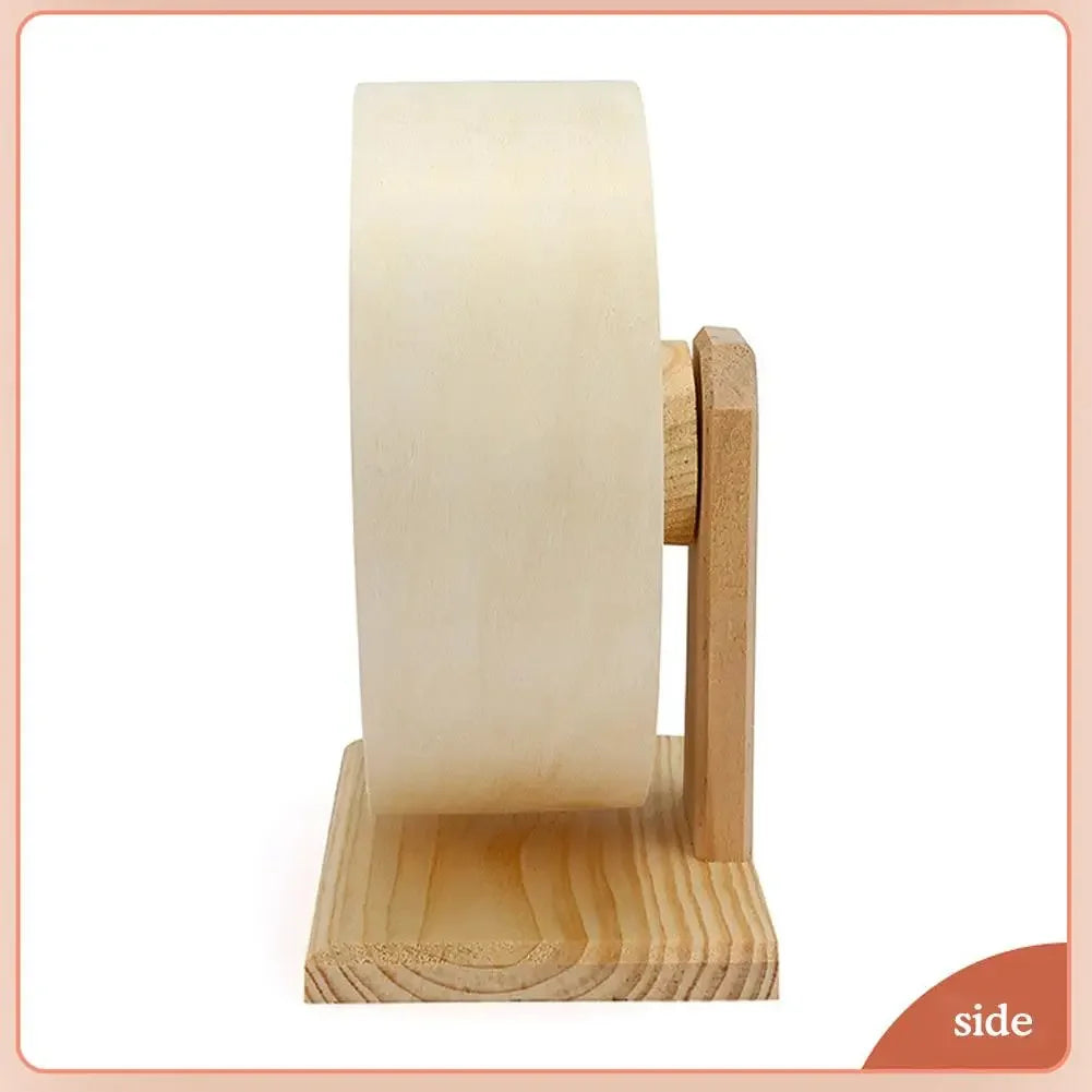Mute Wooden Hamster Silent Running Wheel With Cork Pad Bracket