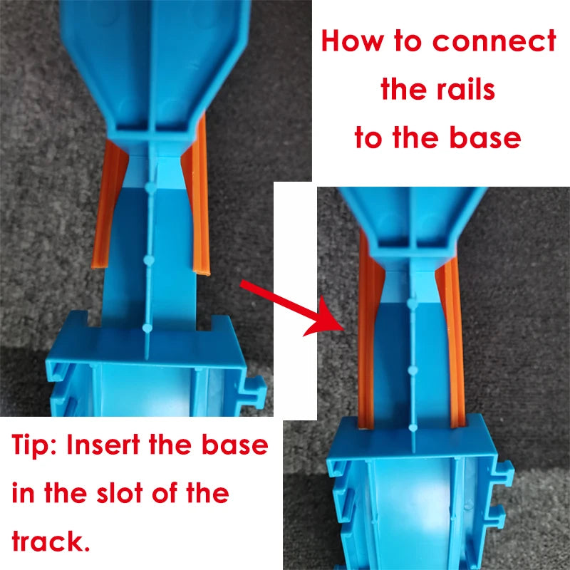 Stunt Speed Double Car Wheels Model Toys For Kids Racing Track Diy Assembled Rail Kits Educational Interactive Boy Children Toy
