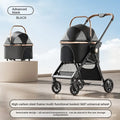 Pet Stroller Lightweight Foldable Portable Detachable Carrier Small Dogs Cats Walking Cart Dog Stroller Pettroller Dog Trolley