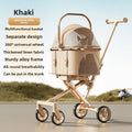 2026 New One Click Foldable Pet Stroller Portable Separable Light Weight Universal Outdoor Travel for Cats and Dogs Pet Stroller