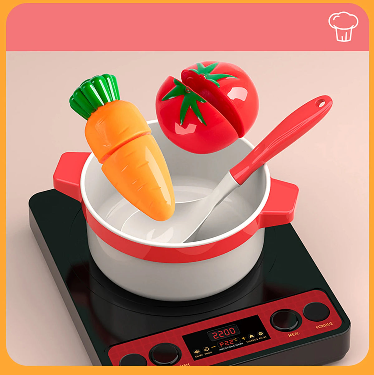 Cutting Play Food Toy for Kids Kitchen Pretend Fruit & Vegetables Accessories Educational Toy Food Kit for Toddler Children Gift