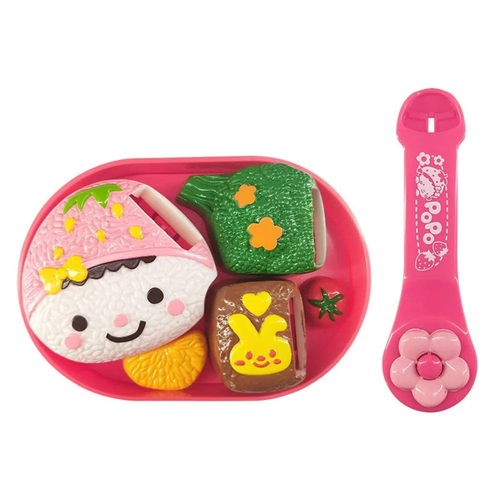 New 8PCS/Set Simulation Food Feeding Toys with Storage Box - Sweet Rice Ball Pudding Feeding Toy Kids Role Play Early Education