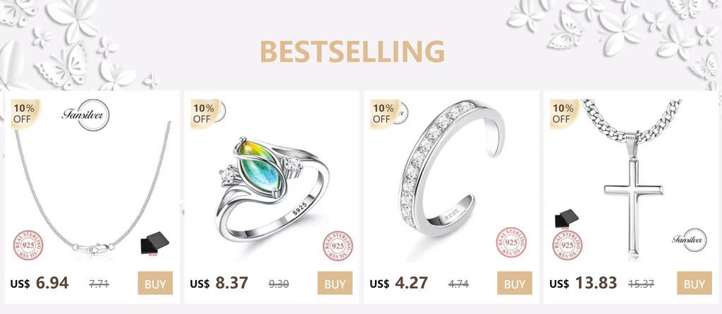 Fansilver S925 Sterling Silver Toe Rings for Women Adjustable White Gold Plated Flower Summer Beach Open Toe Rings Foot Jewelry