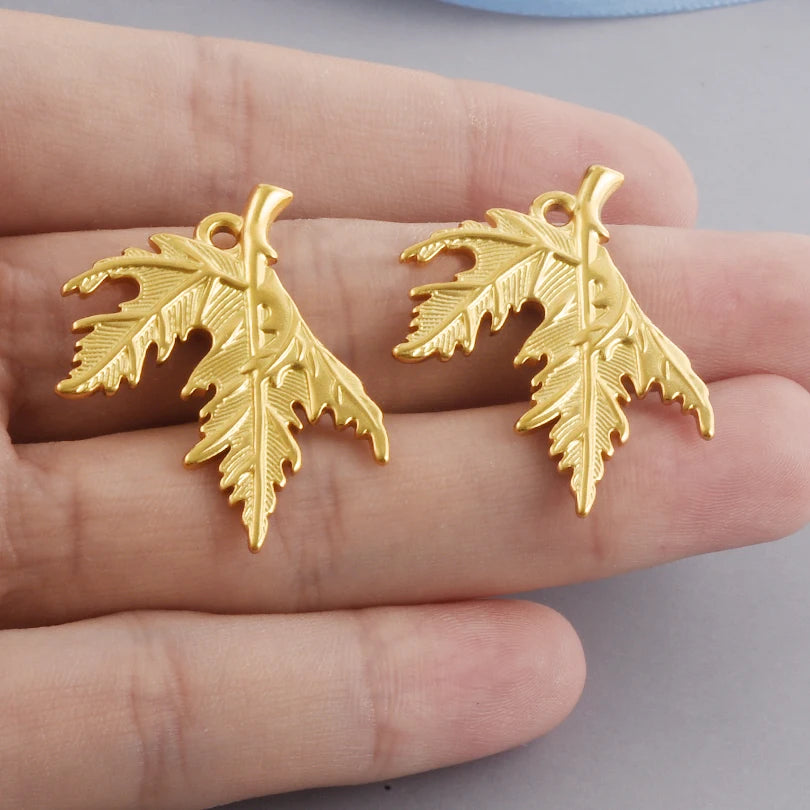 5pcs Stainless Steel Bee Spider Cicada Butterfly Dragonfly Flower Tree Grass Pendants Insects Charms Jewelry Making Accessories