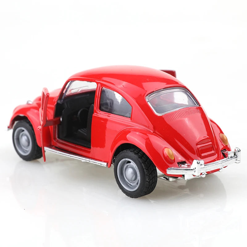 (bagged)1:38 Classical Cute Beettle, Alloy Model Car, Simulated vehicle, children's alloy car, boy's toy model, car ornaments