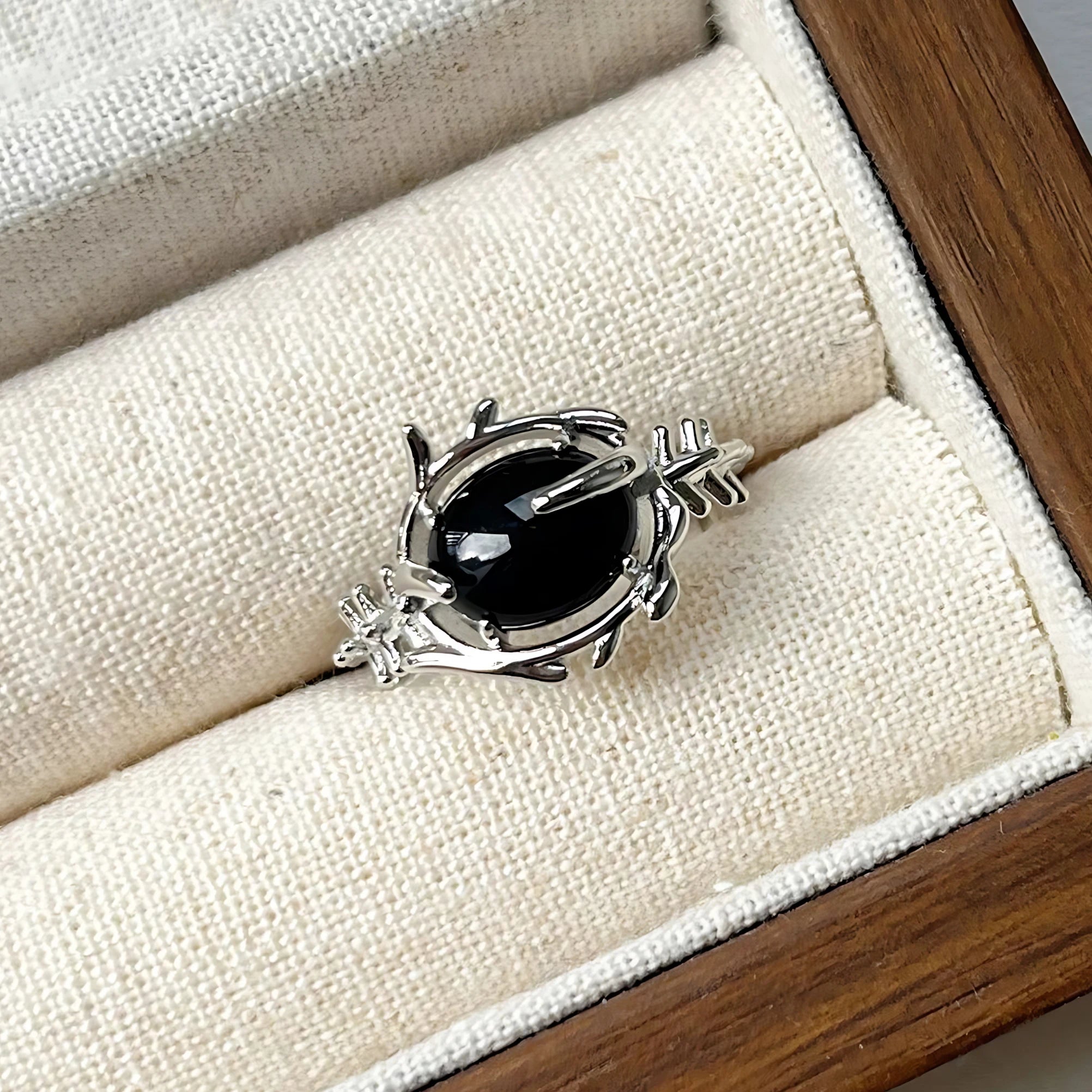 Sam Panda 925 Sterling Silver Mask Ring For Women Gift Frosting Vintage Irregular Personality Punk Jewelry Dropshipping