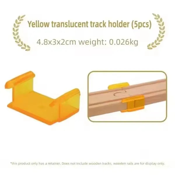 All Kinds Connectors Wooden Train Track Accessories Universal Plastic Building Blocks Adapters Fit for Brand Wooden Track Toys