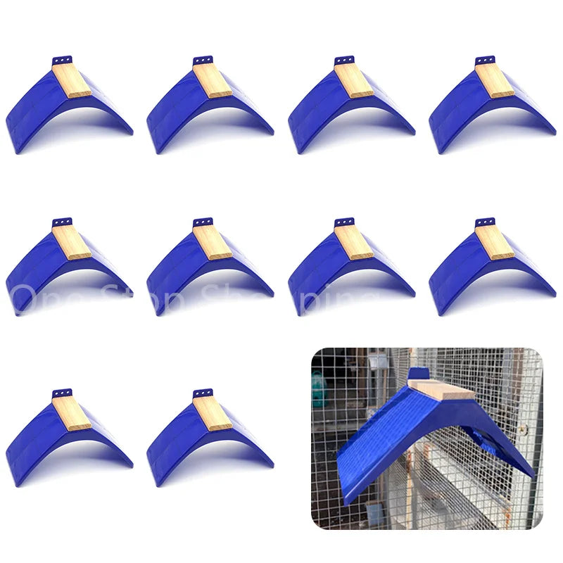5/10/20PCS Plastic Pigeon Perch Dove Rest Stand Frame Pigeon Perches Roost for Bird Supplies Blue Pigeon Parrots House Dwelling