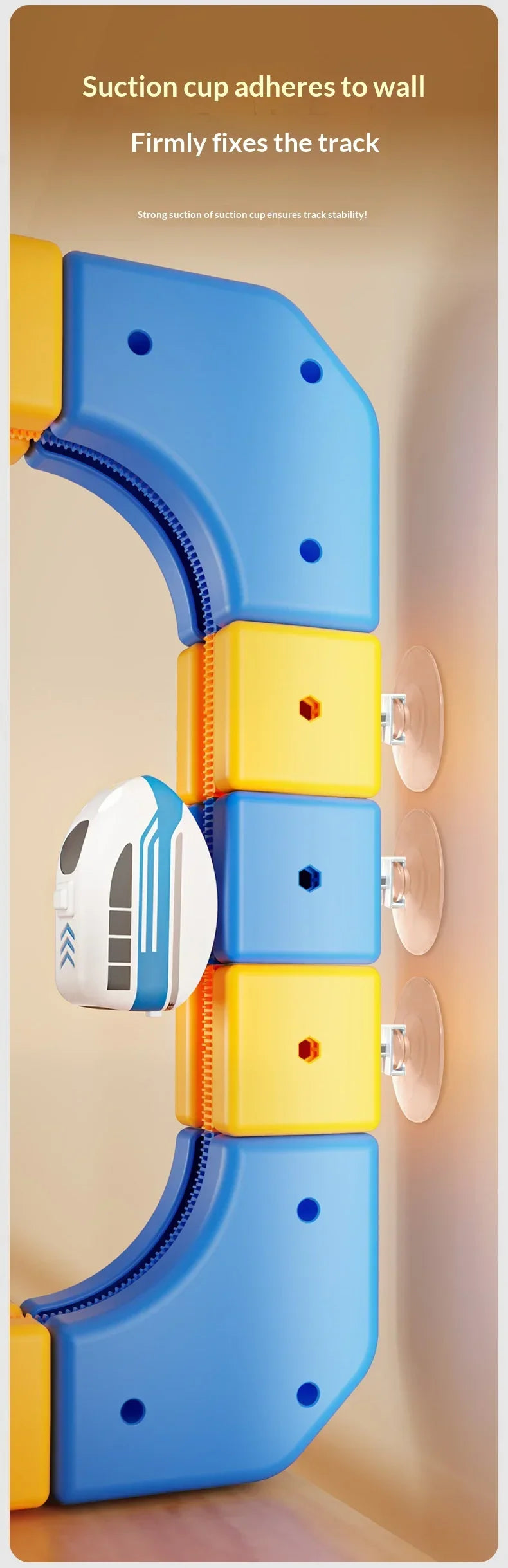 3D Building Track Car Set DIY Buildable Race Track Magnetic Lock Building Blocks, Family Interactive Educational Toy Gift