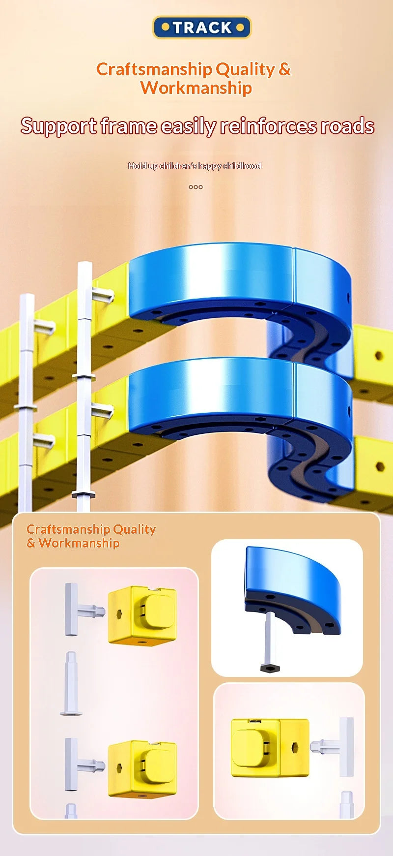 Educational Anti-Gravity Magnetic Building Blocks High-Speed Railway Toy Train Set Changeable Tracks Interactive Play Vehicle