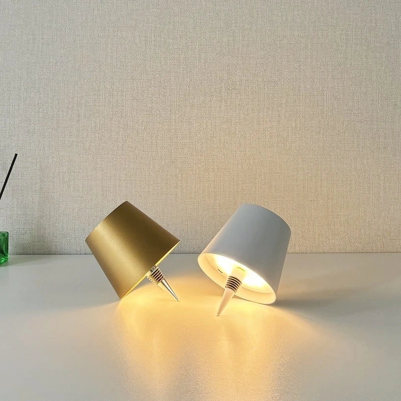 AITHEA Wireless LED Wine Bottle Light Rechargeable Vases Table Lamp Touch Switch Night Light for Cafe Bar Club Restaurant Decor