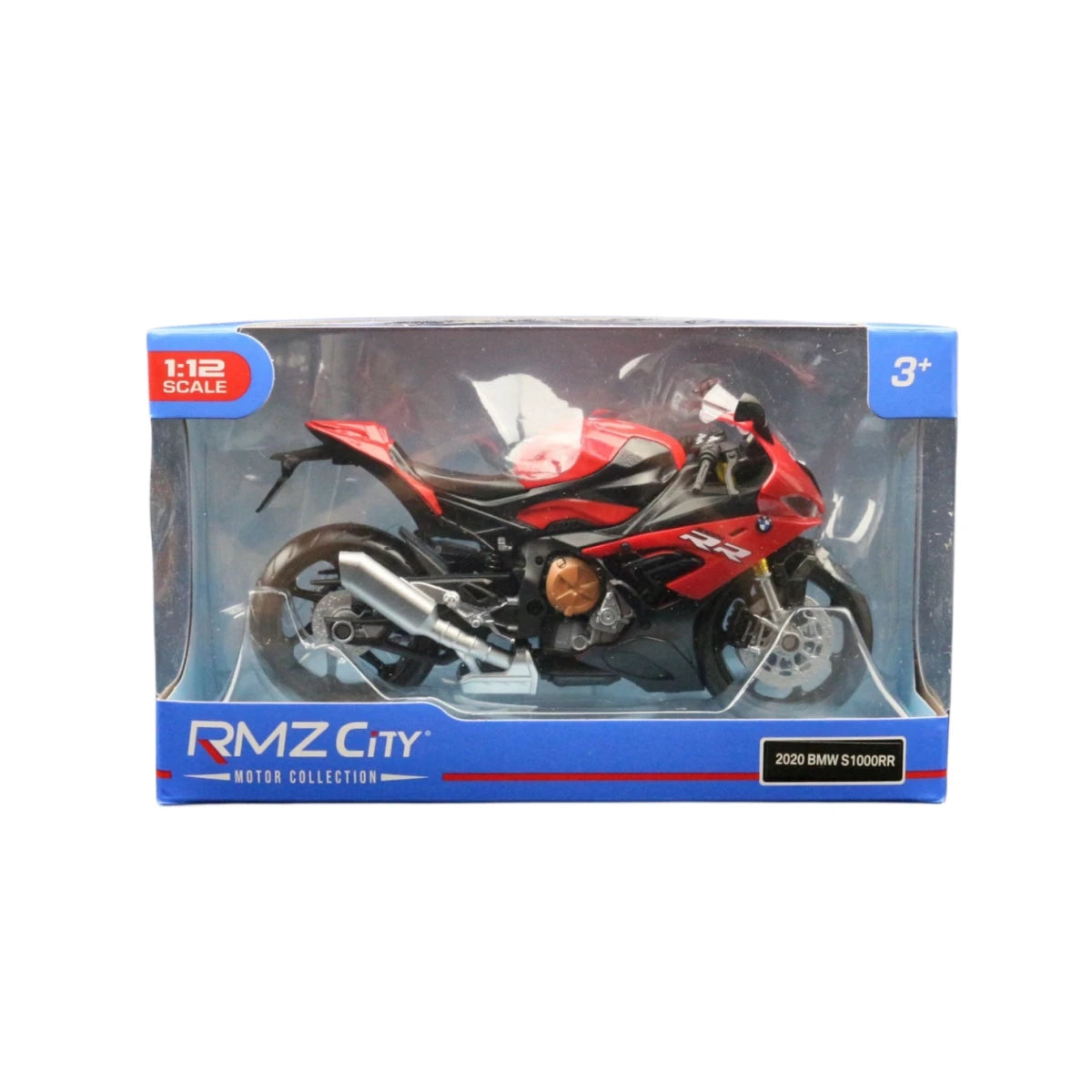 1/12 BMW S1000RR Motorcycle Toy 1:12 RMZ City Diecast Metal Racing Model Super Sport Miniature Collection Gift For Boy Children