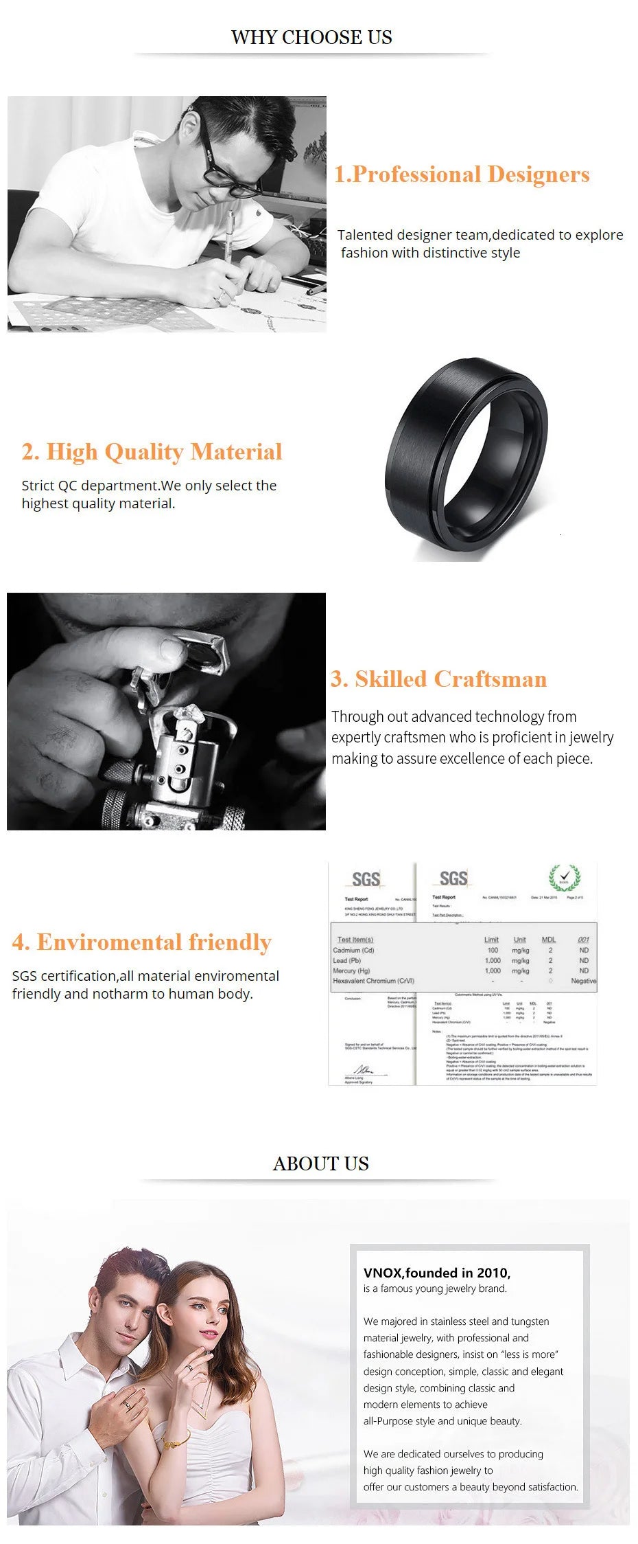 Vnox Gothic Punk Rings for Men Signet Rings Round Square Top Stamp Finger Band Chunky Boys Teens Rock Jewelry Fraternal Rings