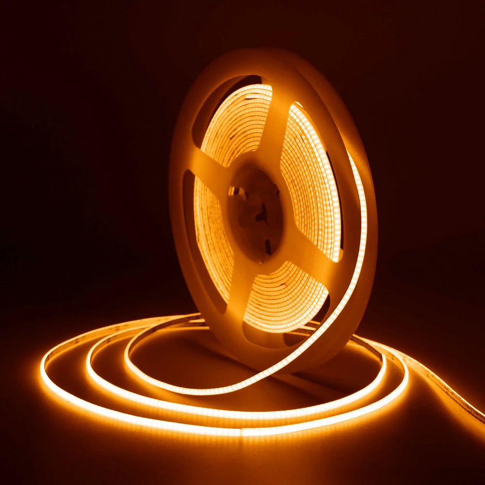2.7mm Super Thin COB LED Strip Light 3V 5V 12V Colored Light Strips For Room Decoration Car FOB Flexible Ribbon Dimmer Backlight