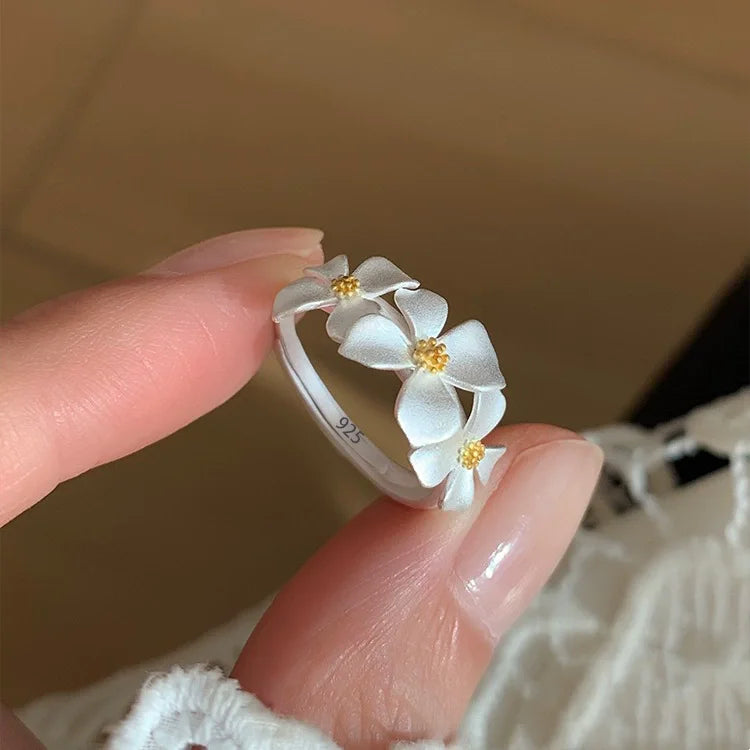 925 Sterling Silver Rings for Women Couple Minimalist Handmade Simple BIg Ring Party Jewelry Gift Prevent Allergy