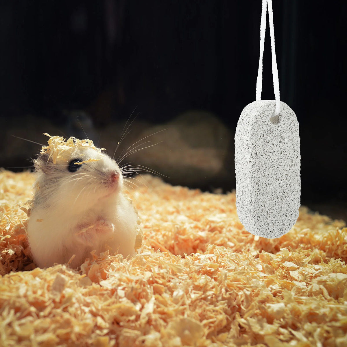 5Pcs Hamster Teeth Pumice Stone Bunny Molar Chew Toy Rabbit Volcanic Rock Chinchilla Grinding Pet Supply Bedding Litter