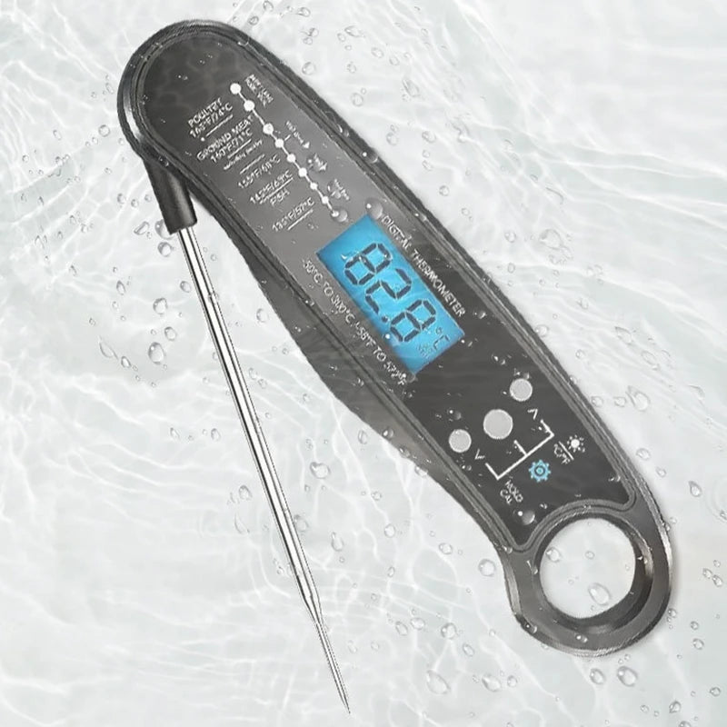BBQ Meat Thermometer Digital Food Thermometer with 2 Probe Cooking Thermometer Milk Heat Gauge For Meat Kitchen Thermometer