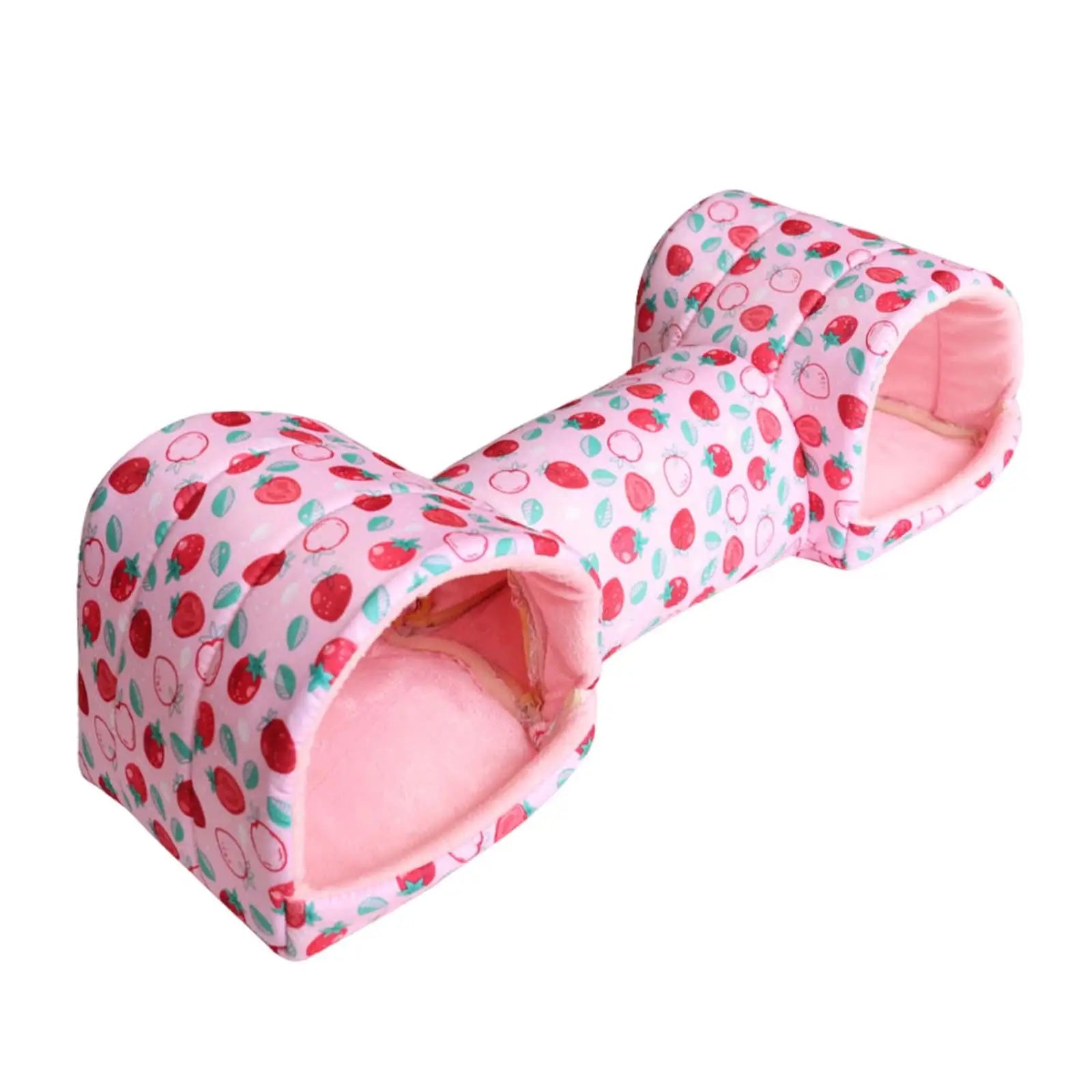 Guinea Pig Tunnel and Bed Corner Tunnel Breathable Hamster Hideout Bunny House for Chinchilla Mice Hedgehog Small Animals Ferret