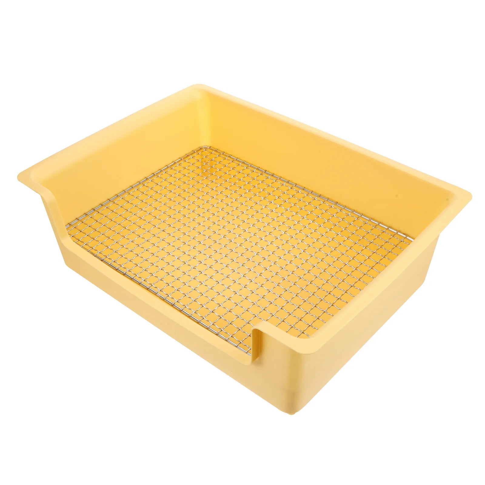 Large Rabbit Litter Box Easy Clean Split Type Portable Toilet for Hamster Guinea Pig Pet Training Ferret Litter Pan