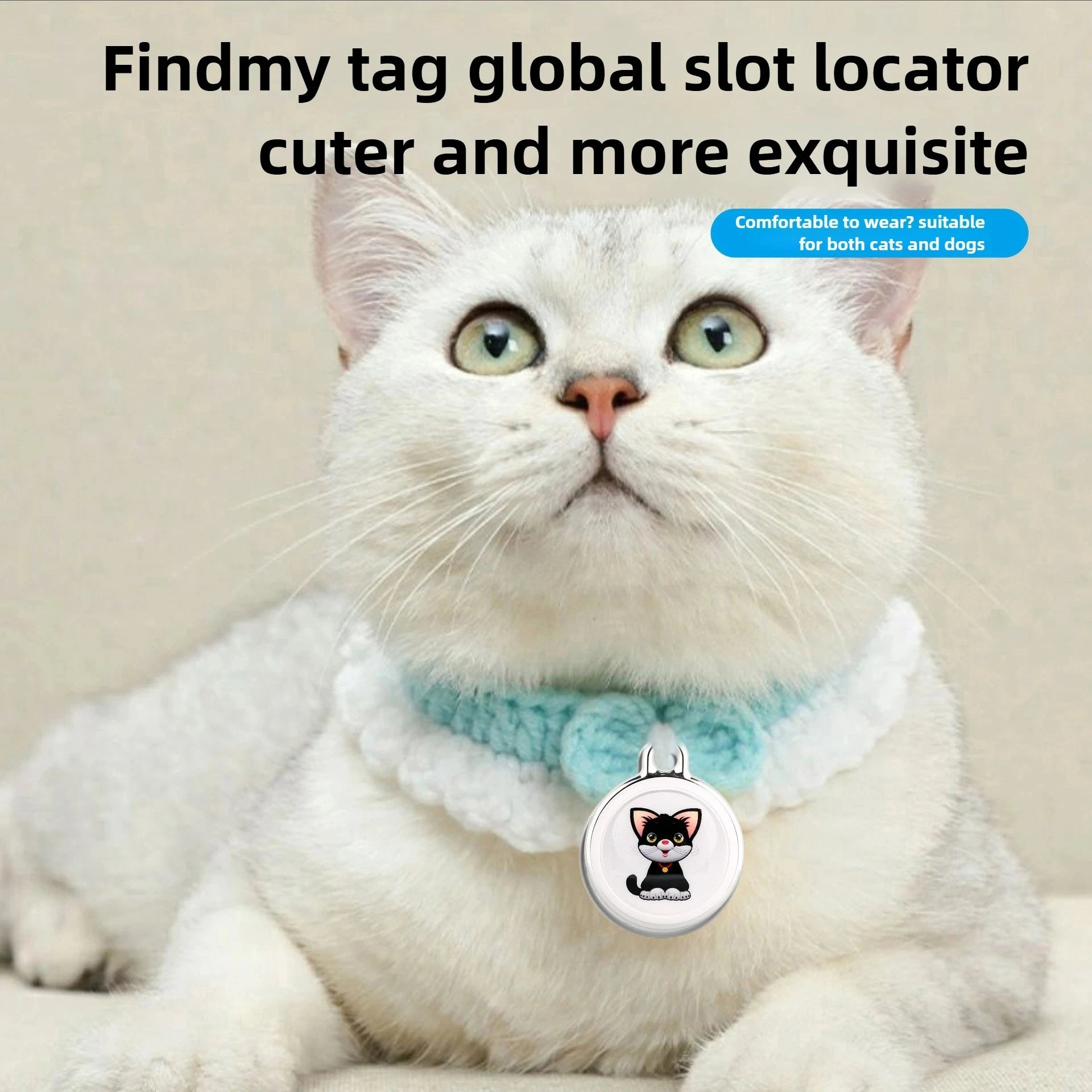 Pet Anti Lost GPS Tracker Bluetooth Compatible Waterproof Real Time Tracking Smart Wearable Locator for Dog Cat Collar Finder