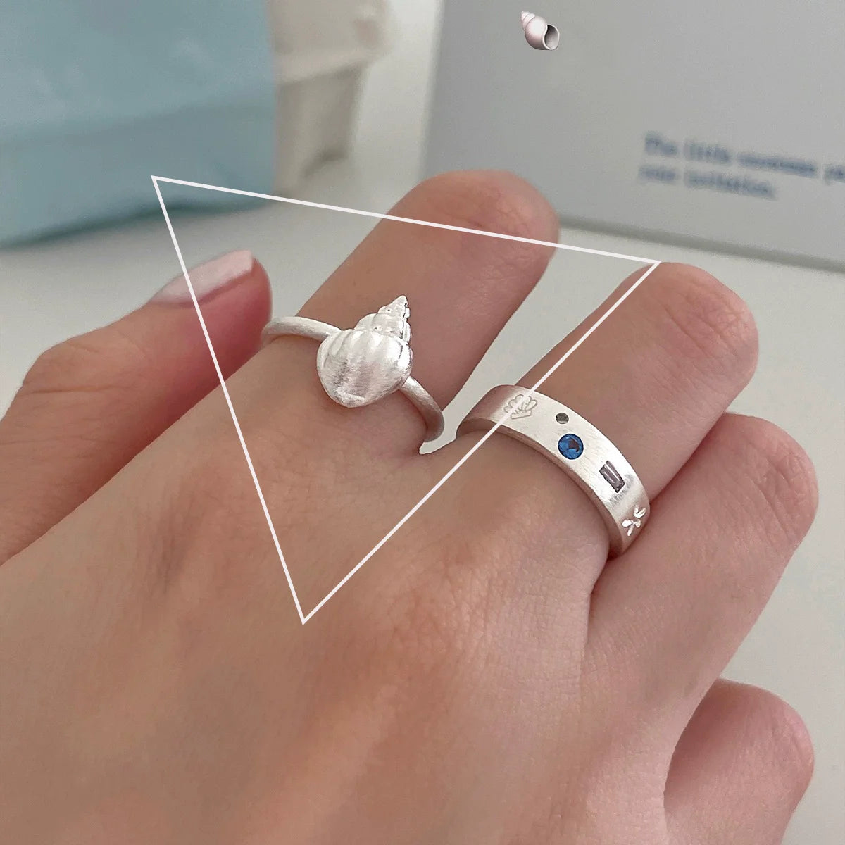 925 Sterling Silver Rings for Women Couple Minimalist Handmade Simple BIg Ring Party Jewelry Gift Prevent Allergy