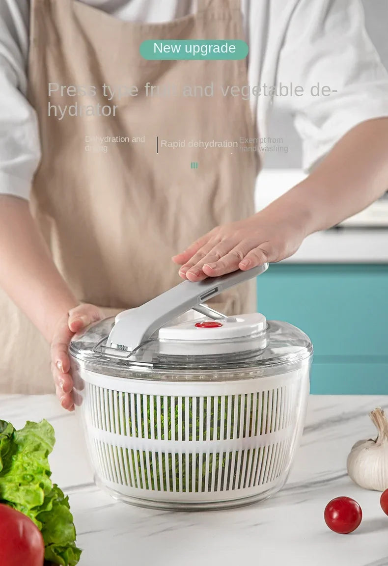 Vegetables Salad Spinner Lettuce Leaf Vegetable Dehydrator Multifunctional Vegetable Washer Salad Vegetable Dryer Mixer