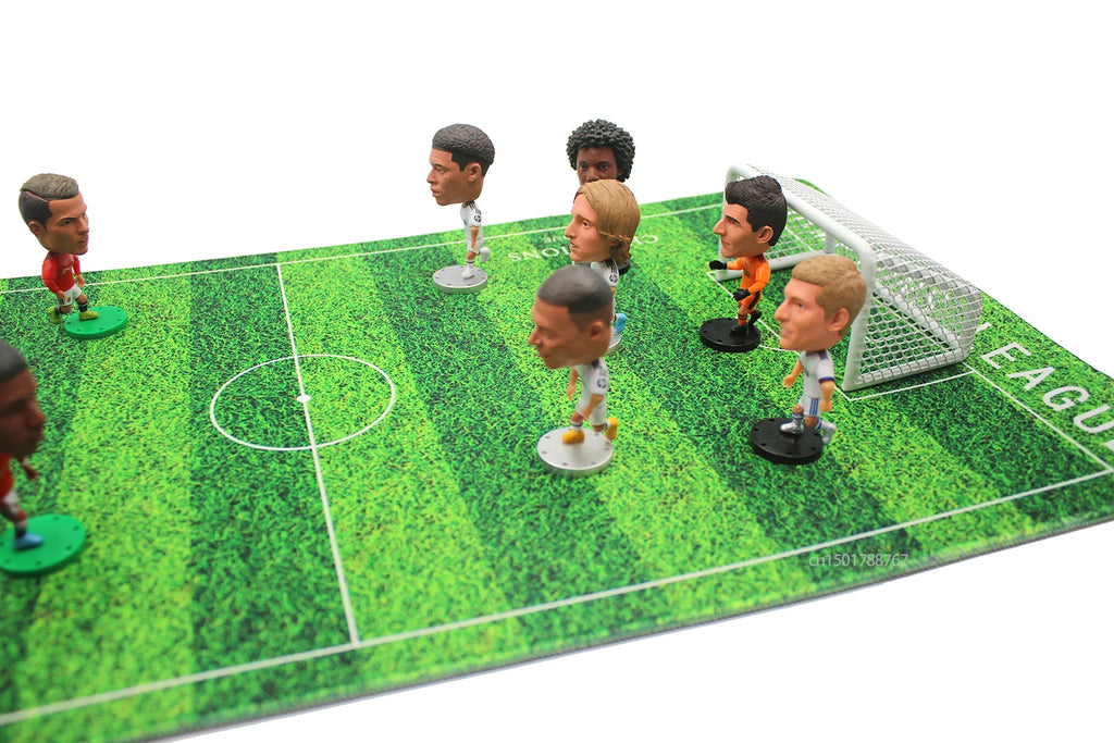 1:64 Scale Parking Road Garage Football Field Toy Mat Mouse Pad For Diecast Car Model Dolls Scene Display