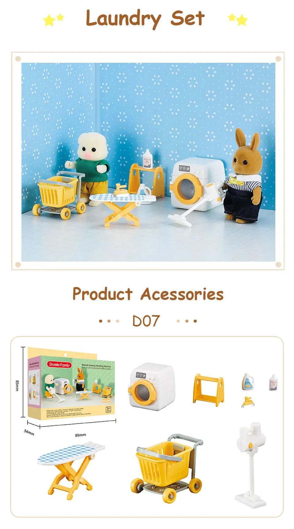 Toys Doll Forest Family Montessori Kitchen Miniature Doll House 1/12 Toy Kitchen Accessories Dollhouse Furniture Toys for Girls