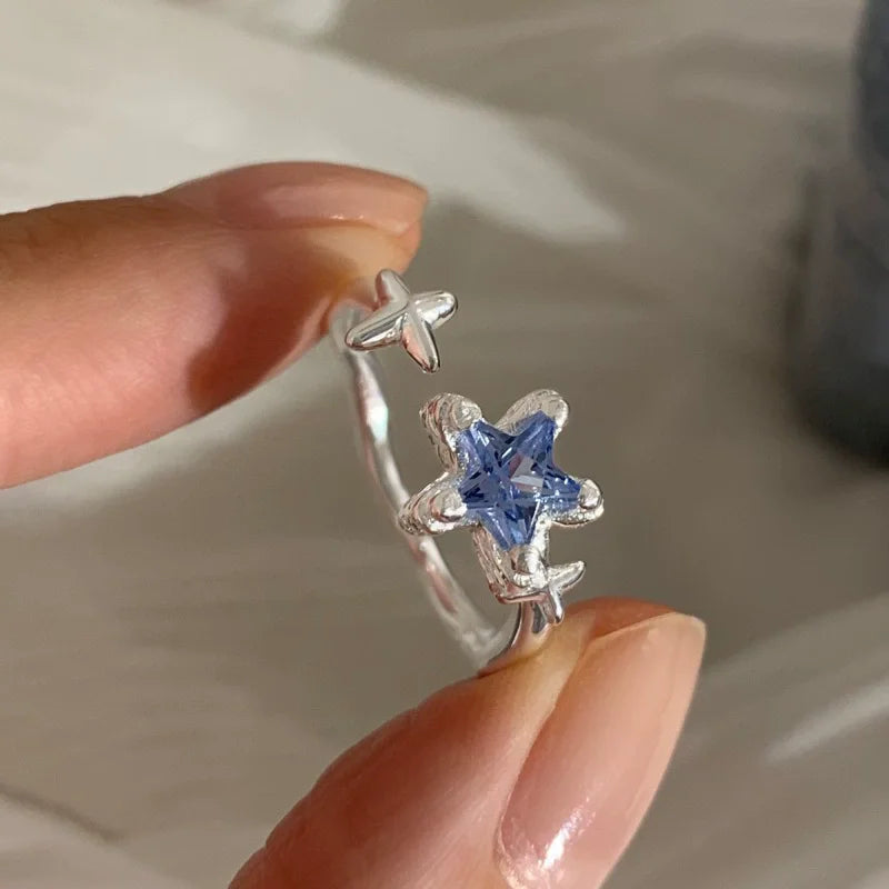 Sam Panda 925 Sterling Silver Mask Ring For Women Gift Frosting Vintage Irregular Personality Punk Jewelry Dropshipping