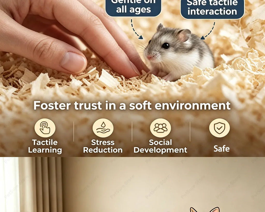 New Hamster Rat Mouse Wood Chips Beddingfor Guinea Pigs Rabbits Chinchillas  Natural Poplar Bedding Low Dust Cage House Filler