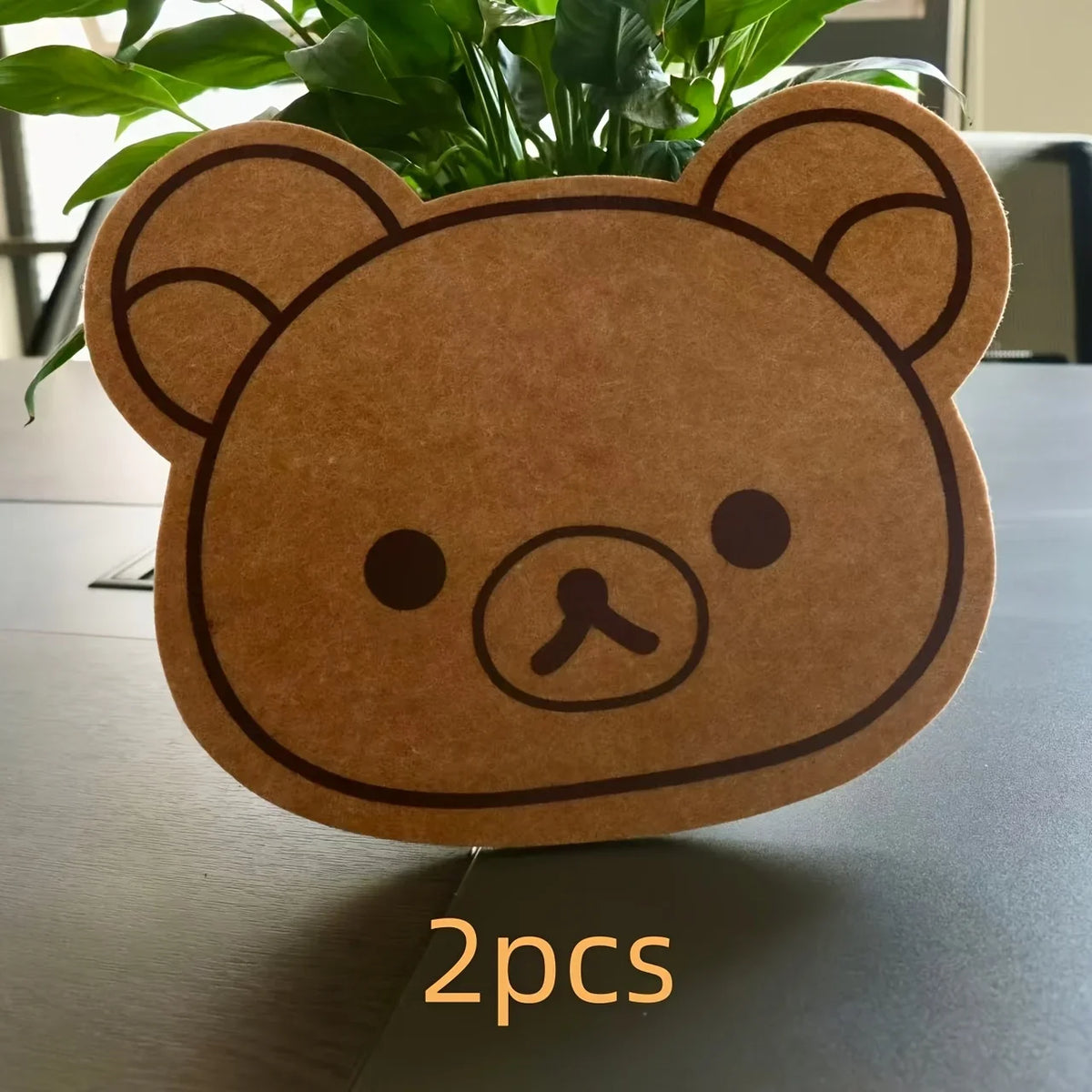 1/2Pcs Cute Bear-Shaped Pin Display Board 0.5-Inch Thick Cloud Rubber Board,Wall-Mounted Bulletin Board for Office, Letter Board