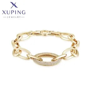 Xuping Jewelry Charm Fashion 50cm 60cm Romantic Pendant Necklace of Gold Color Women Exquisite Love Birthday Gift X001103702