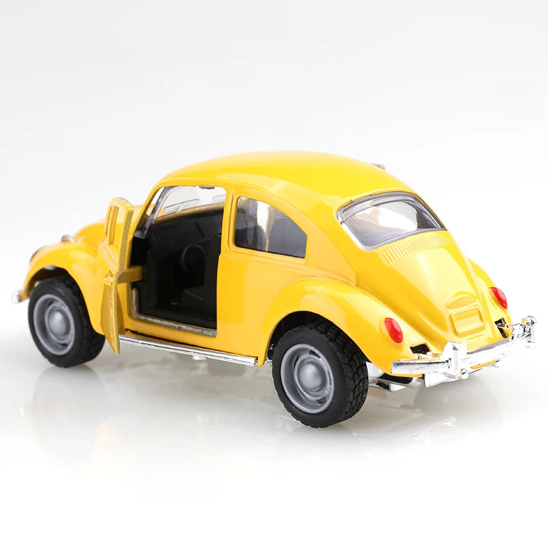 (bagged)1:38 Classical Cute Beettle, Alloy Model Car, Simulated vehicle, children's alloy car, boy's toy model, car ornaments