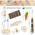 8-Piece Set Pet Rabbit Guinea Pig Dragon Cat Fun Toy Hamster Tooth Grinding Set Pet Tooth Grinding Snacks