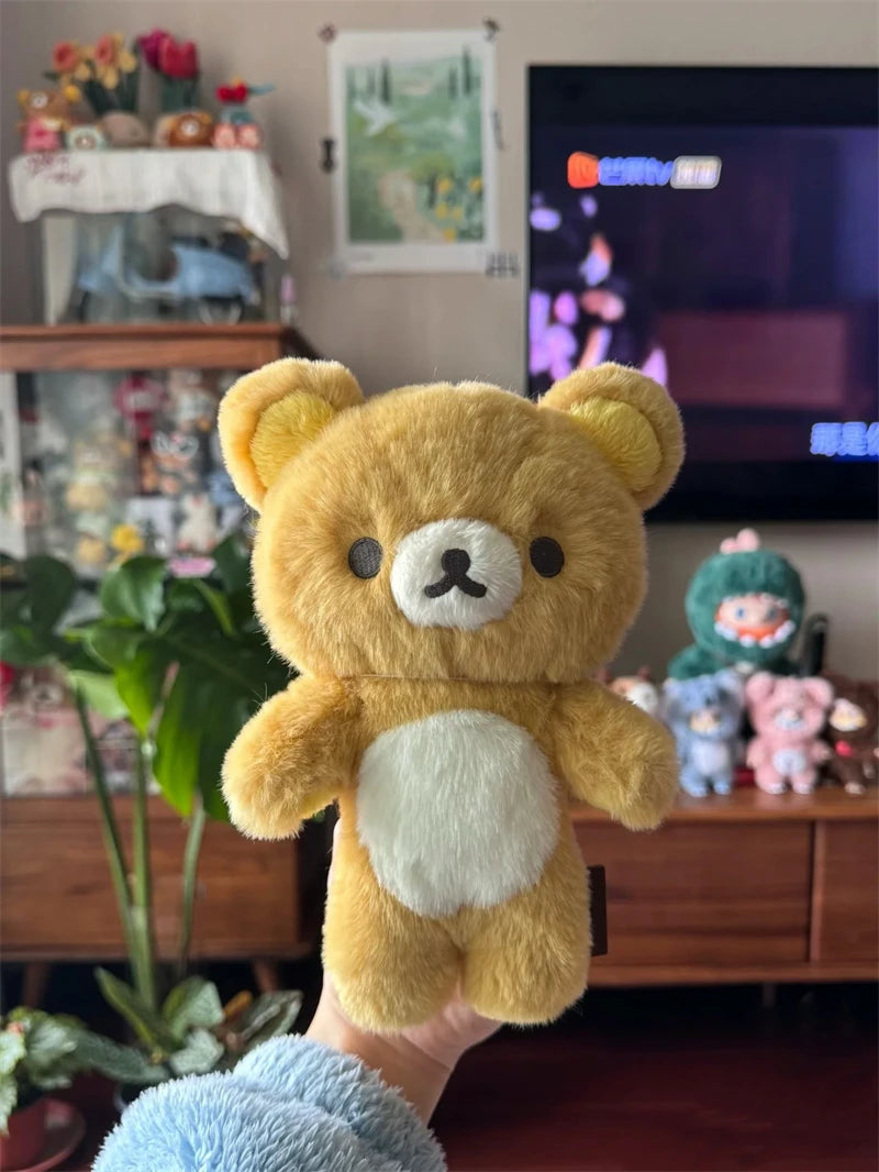 20cm Cute Rilakkuma Korilakkuma Plush Toy Japanese Style Brown White Bear Stuffed Animals Adorable Birthday Gift for Girl