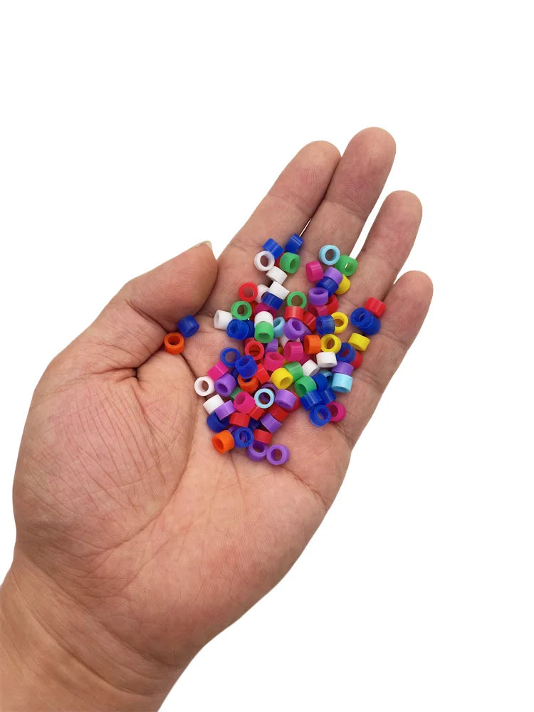 100pcs Bird Ring Leg Bands for Parrot Finch Canary Gouldian Diameter 3mm 4mm 5mm 2mm Bird Foot Ring