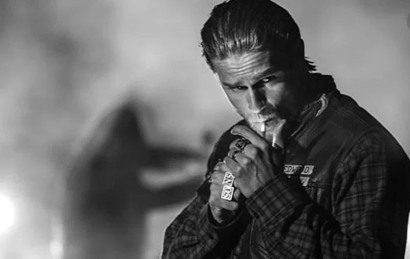 2pcs/pair Solid Sons of Anarchy Ring 316L Stainless Steel SONS Men Rings Jewelry Size 7-14