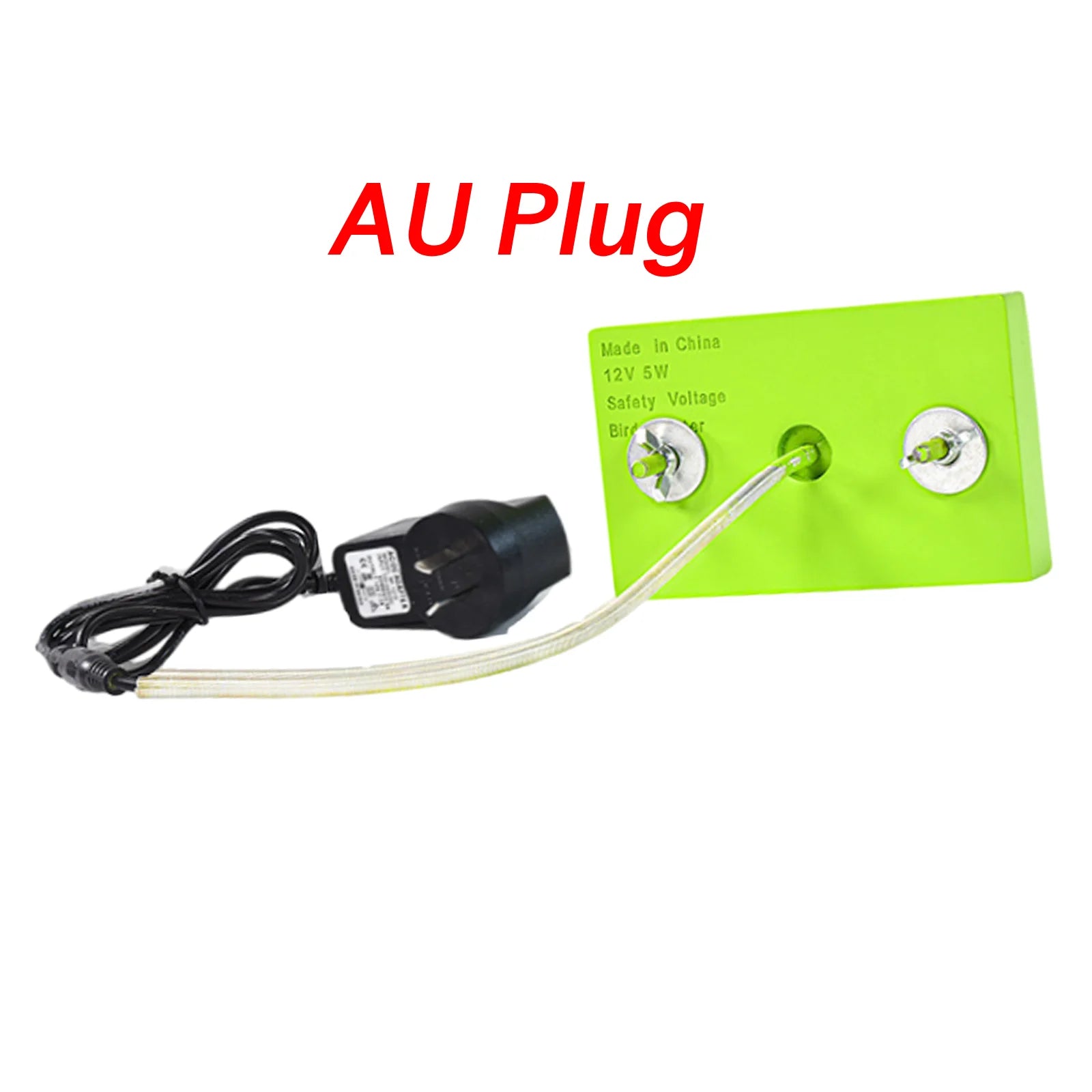 12V Heated Bird Perch Birdcage Heater US 110V Plug Temperature Range 35-43°C 5W 1M Power Cable for Small Pet Birds Professional