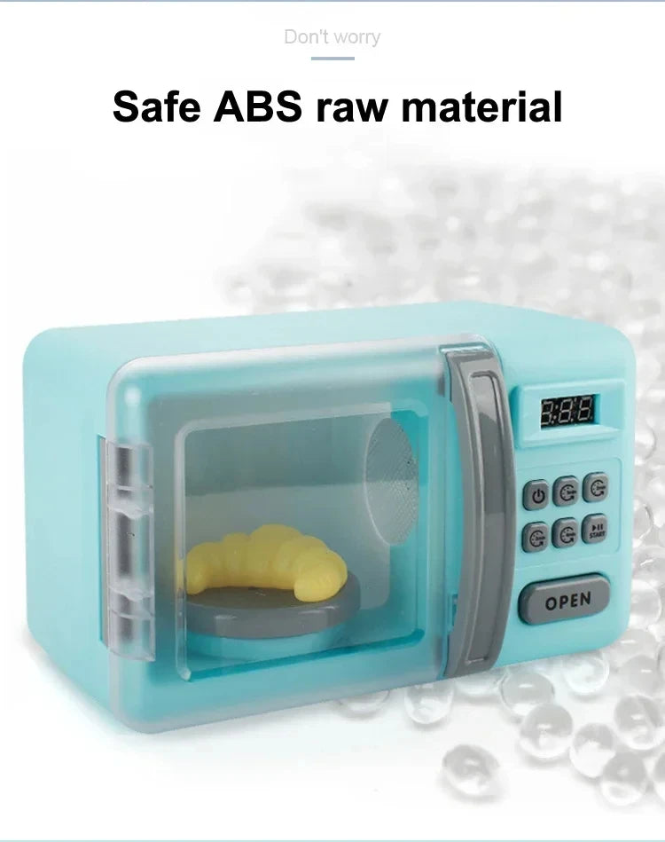 Simulation Kitchen Appliance Playset Kids Pretend Play Kitchen Toy Mini Household Appliance Role-Play Set Educational Toys Gifts
