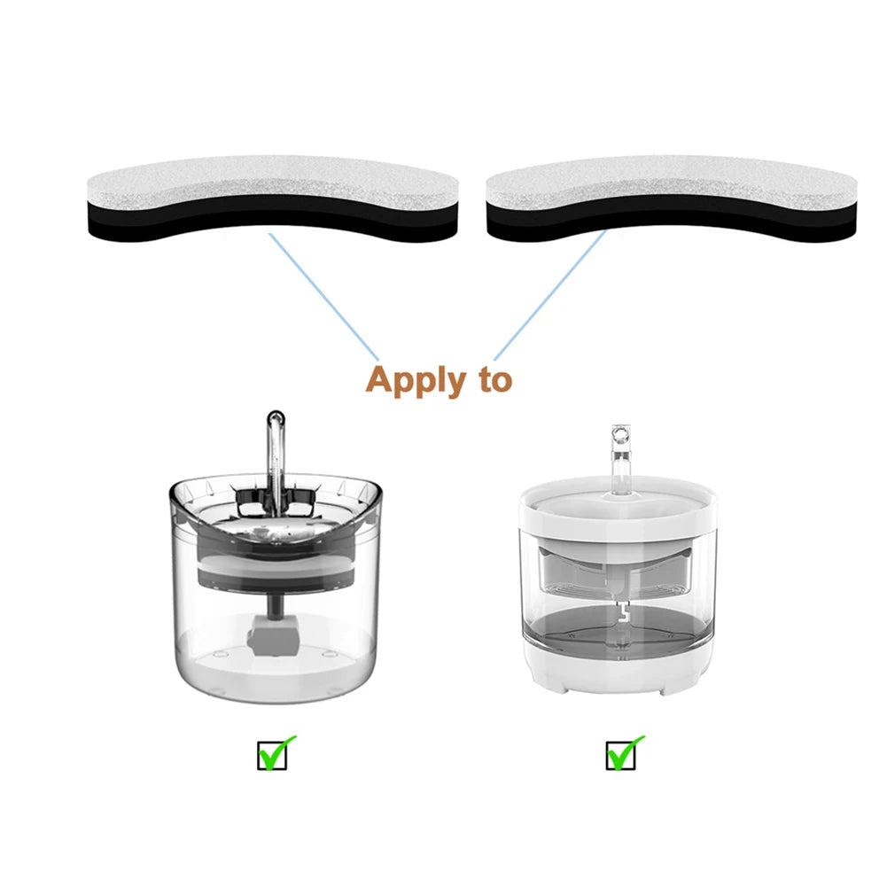 Activated Carbon Filter for Pet Cat Water Drinking Fountain Replacement Filters