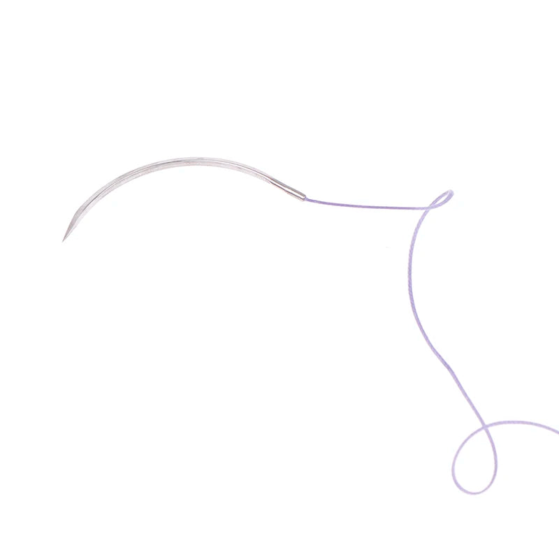 Absorbable Suture Thread Pet Dog Specific PGA 90CM With Needle 2-0 3-0 4-0 Teaching Demonstrations Exercises Use