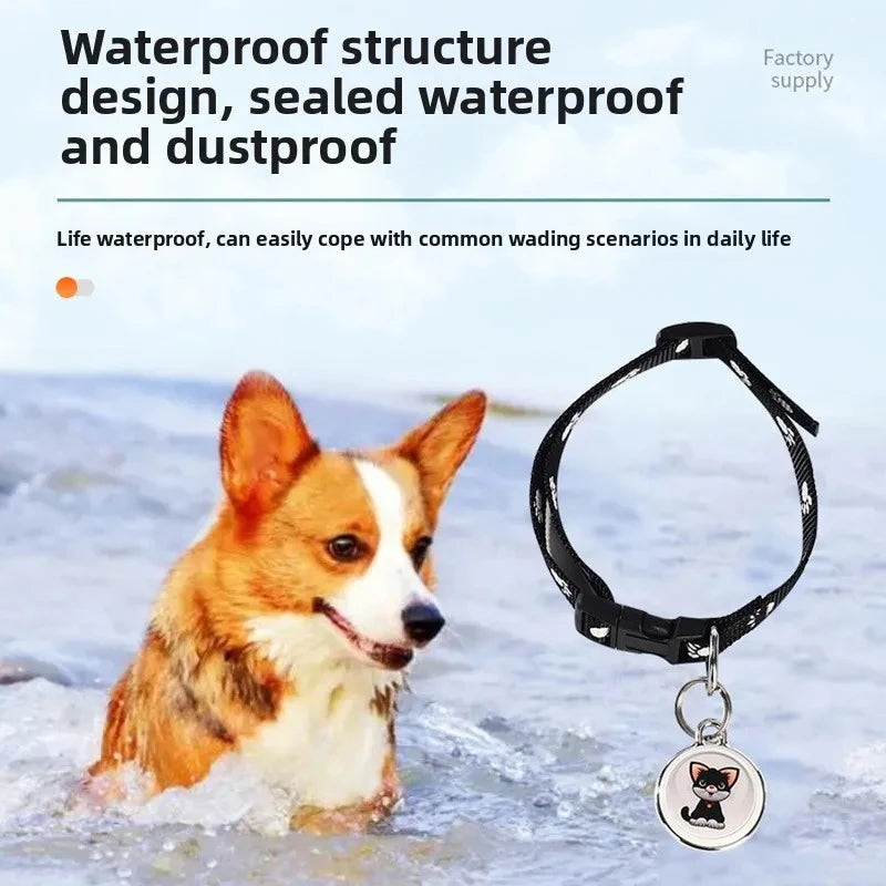 Pet Anti Lost GPS Tracker Bluetooth Compatible Waterproof Real Time Tracking Smart Wearable Locator for Dog Cat Collar Finder