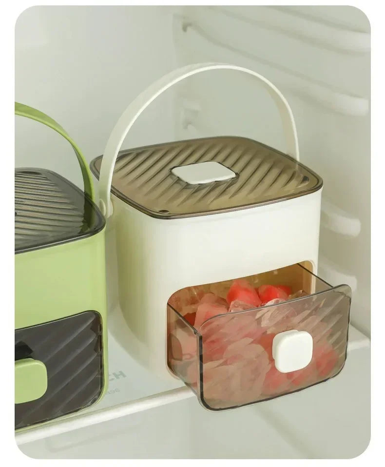 48 Grid Reusable Ice Cube Mold One-touch Easy Release Ice Maker Tray Refrigerator Homemade Ice Making Tool for Kitchen Use