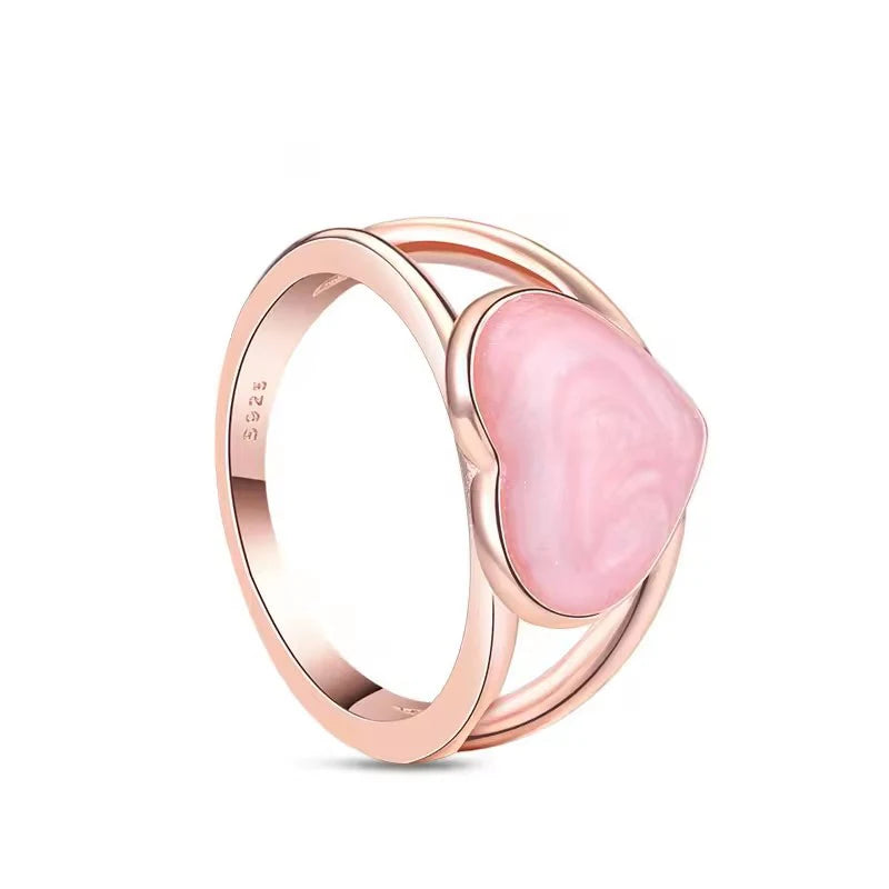 Christmas 925 Sterling Silver Crown Heart Flower Wing Zircon Sparkling Rings For Women Fine Jewelry wedding Anniversary Gifts