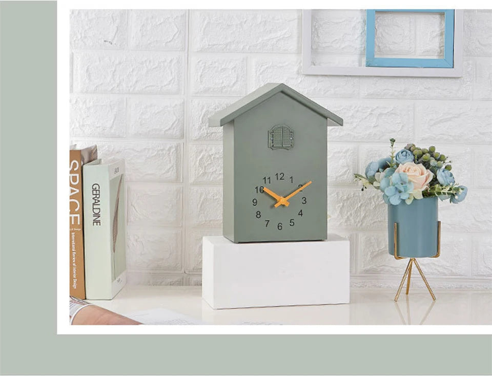 20x25cm Cuckoo Quartz Wall Clock Modern Bird Home Living Room Hanging Watch Horologe Clocks Timer Office Home Decoration Gifts